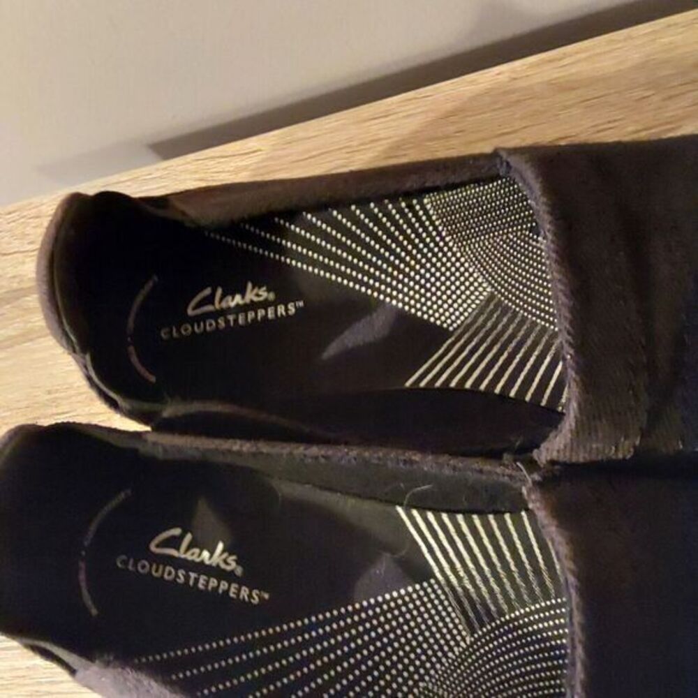 Clarks Cloudsteppers Breeze Step II Women's Black Slip-On Shoes- Size 11 - Picture 4 of 9